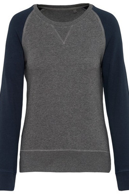 Kariban K492 - Eco-Friendly Two-Tone Raglan Sweatshirt for Women