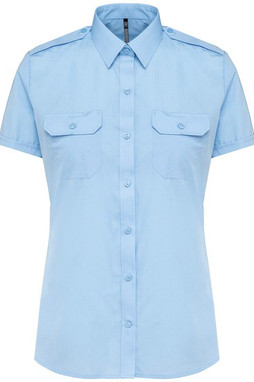 Kariban K504 - Camicia pilota donna manica corta