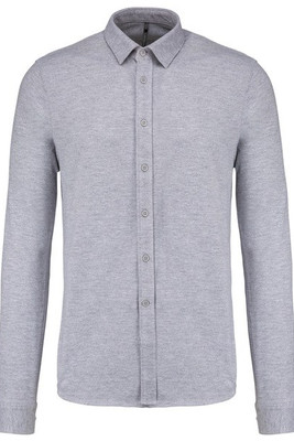 Kariban K508 - Long-sleevedpiqué knit shirt