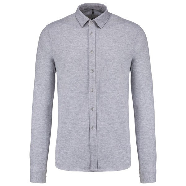 Kariban K508 - Camicia piquémanica lunga