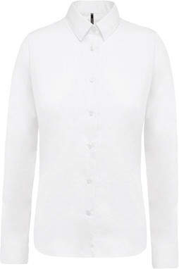 Kariban K510 - Langærmet poplin-skjorte til kvinder