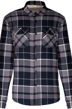Kariban K579 - Surchemise à carreaux doublée sherpa