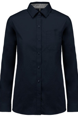 Kariban K585 - Ladies’ Nevada long sleeve cotton shirt