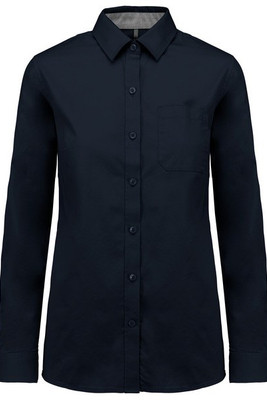Kariban K585 - Women's long-sleeved Nevada cotton shirt