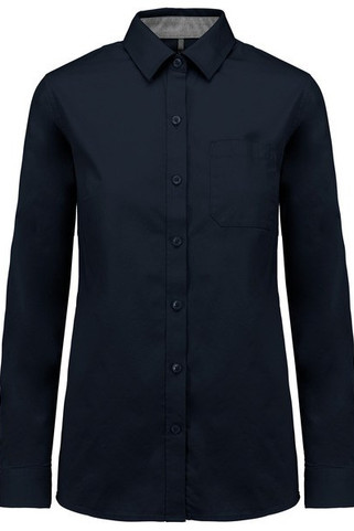 Kariban K585 - Womens long-sleeved Nevada cotton shirt