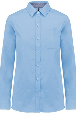 Kariban K585 - Ladies’ Nevada long sleeve cotton shirt