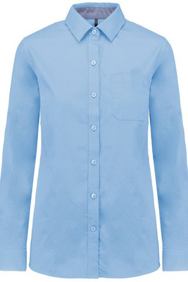 Kariban K585 - Women's long-sleeved Nevada cotton shirt