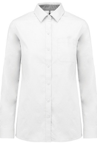 Kariban K585 - Damesoverhemd met lange mouwen van katoen Nevada