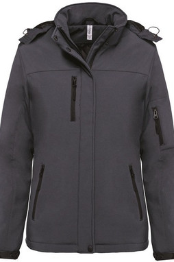 Kariban K651 - Ladies’ hooded softshell lined parka