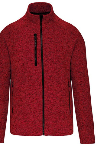 Kariban K9106 - Mens mottled zipped jacket