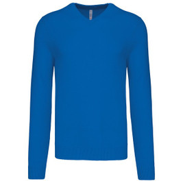 Kariban K965 - Men's Classic V-Neck Cotton Blend Sweater
