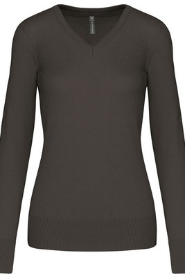Kariban K966 - DAMEN PULLOVER MIT V-AUSSCHNITT