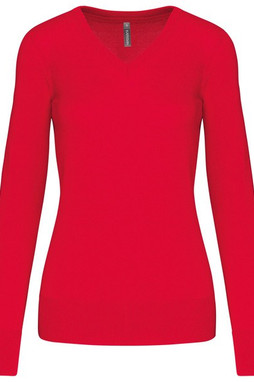 Kariban K966 - LADIES V-NECK JUMPER