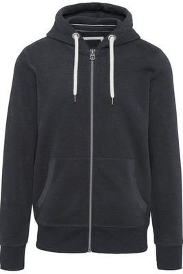 Kariban KV2306 - Men's vintage zipped hooded sweatshirt