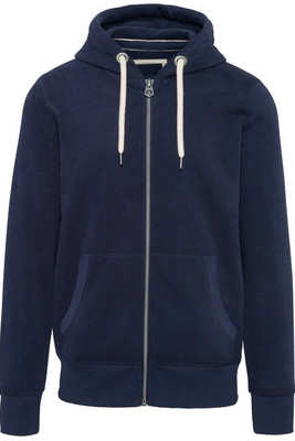Kariban KV2306 - Men's vintage zipped hooded sweatshirt