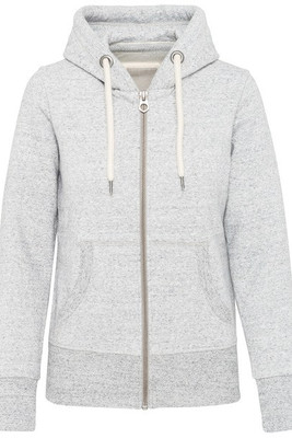 Kariban KV2307 - Women's vintage zipped hooded sweatshirt