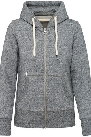 Kariban KV2307 - Sweat-shirt vintage zippé à capuche femme