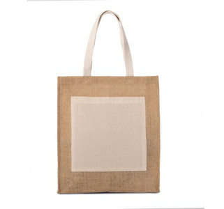 Kimood KI0221 - SAC SHOPPING TOILE DE JUTE
