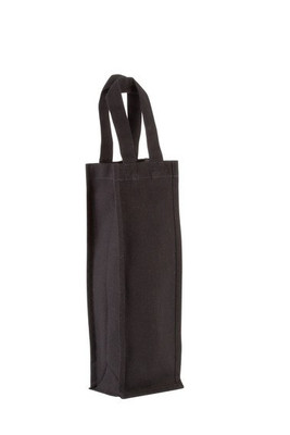 Kimood KI0269 - Cotton canvas bottle holder bag