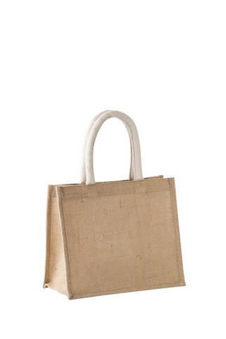 Kimood KI0273 - Sac style cabas en toile de jute - modèle moyen