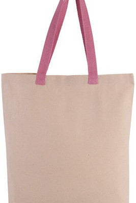 Kimood KI0278 - Sac shopping à soufflet avec poignées contrastées