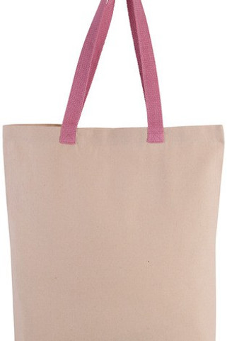 Kimood KI0278 - Sac shopping à soufflet avec poignées contrastées