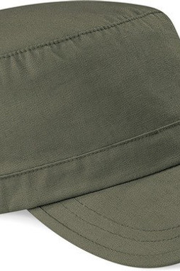 Beechfield B34 - Stijlvolle Katoenen Legerpet met Verstelbare Band