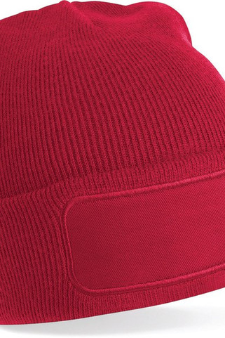 Beechfield B445 - Căciulă la modă din bumbac Patch pentru toate anotimpurile