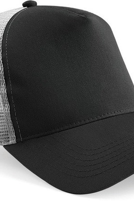 Beechfield B640 - Retro Snapback Kasket med Mesh Paneler