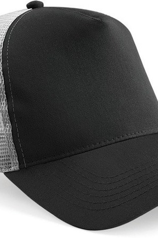 Beechfield B640 - Retro Snapback Kasket med Mesh Paneler