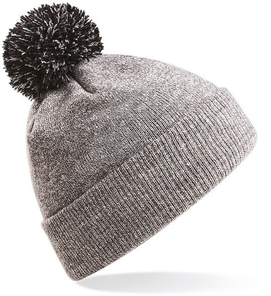 Beechfield B450 - Vinterstjerne Pompom Beanie til Kvinder