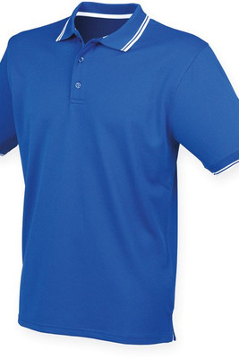 Henbury H482 - Coolplus® Kurzarm Poloshirt mit Schrägkragen