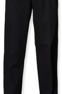 Henbury H640 - Henbury Mens Classic Black Chino Pants
