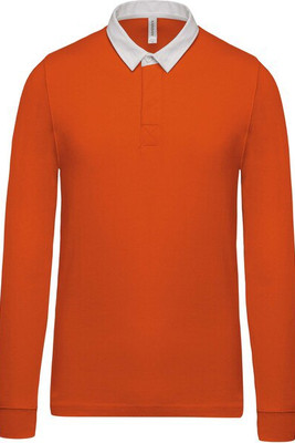 Kariban K213 - Kariban Herren Langarm Rugby Polo Shirt