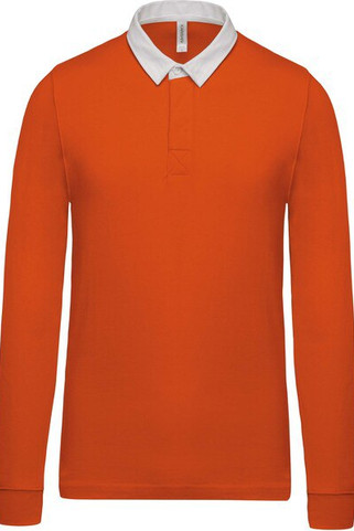 Kariban K213 - Kariban Mens Long Sleeve Rugby Polo Shirt
