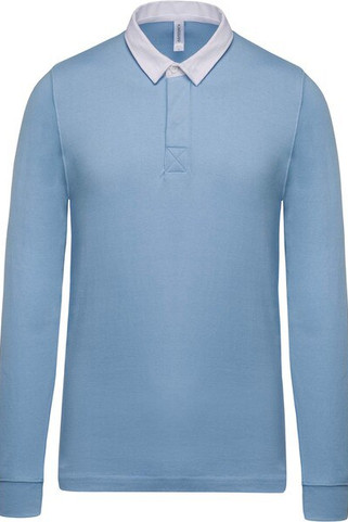 Kariban K213 - Kariban Mens Long Sleeve Rugby Polo Shirt