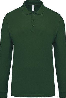 Kariban K256 - Men's long-sleeved piqué polo shirt