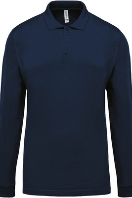 Kariban K256 - Men's long-sleeved piqué polo shirt