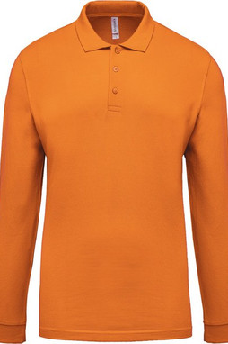 Kariban K256 - Mens long-sleeved piqué polo shirt