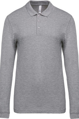 Kariban K256 - Mens long-sleeved piqué polo shirt