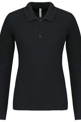 Kariban K257 - Ladies’ long-sleeved piqué polo shirt