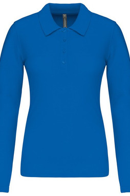 Kariban K257 - Ladies’ long-sleeved piqué polo shirt