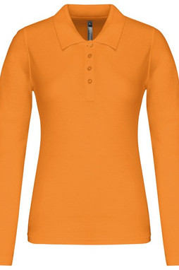 Kariban K257 - Ladies’ long-sleeved piqué polo shirt