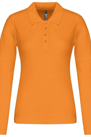 Kariban K257 - Ladies’ long-sleeved piqué polo shirt