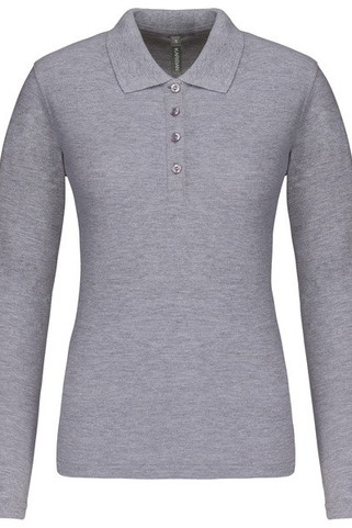 Kariban K257 - Ladies’ long-sleeved piqué polo shirt