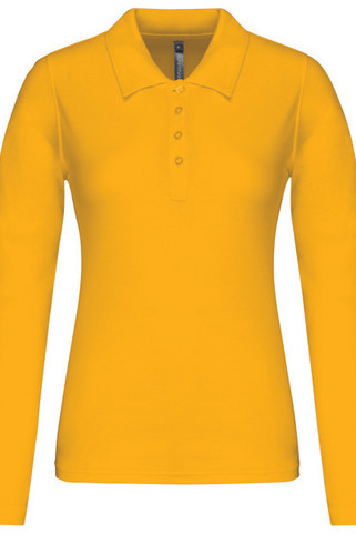 Kariban K257 - Ladies’ long-sleeved piqué polo shirt