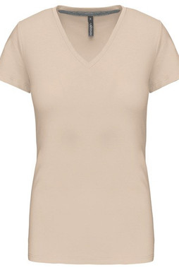 Kariban K381 - LADIES SHORT SLEEVE V-NECK T-SHIRT