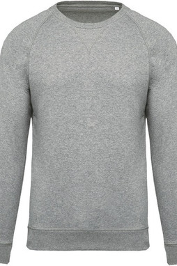 Kariban K480 - Sweat-shirt BIO col rond manches raglan homme