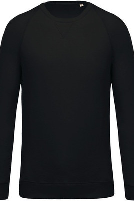Kariban K480 - Men's organic round neck sweatshirt with raglan sleeves