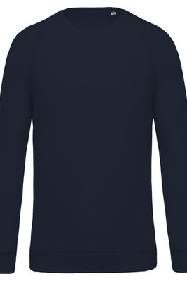 Kariban K480 - Men's organic cotton crew neck raglan sleeve sweatshirt